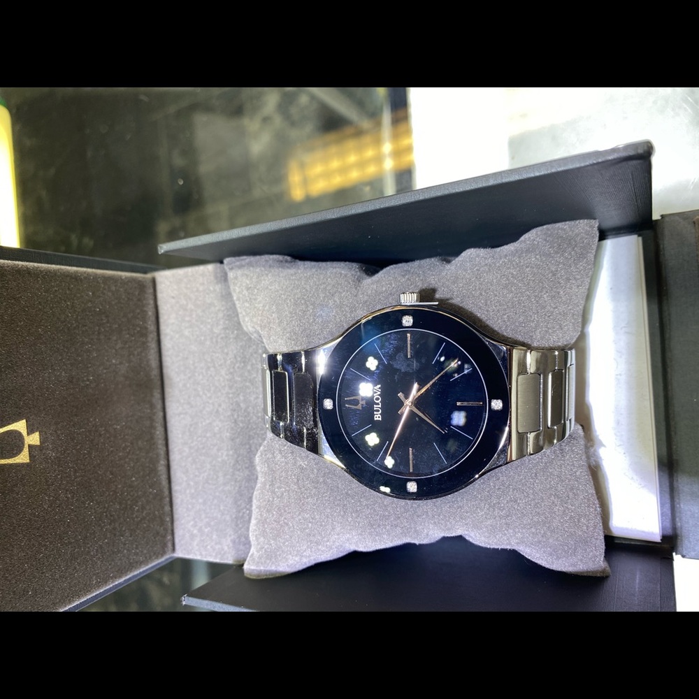Men's Futuro Diamond-Accent new bulova Watch
